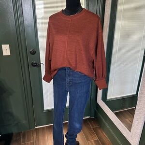 Rust Orange Sweater